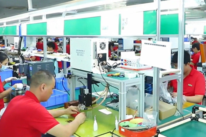 SHENZHEN KLESMAN TECHNOLOGY CO LTD 製造者の生産ライン