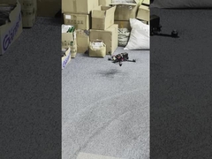 ブラック7インチFPVドローン 45分空中飛行時間 5.8G 1.2G 1.3g 4.9G 2W 3W 5W VTX Rcドローン